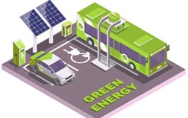 Solar power Electric Vehicle Public Charging Station Development